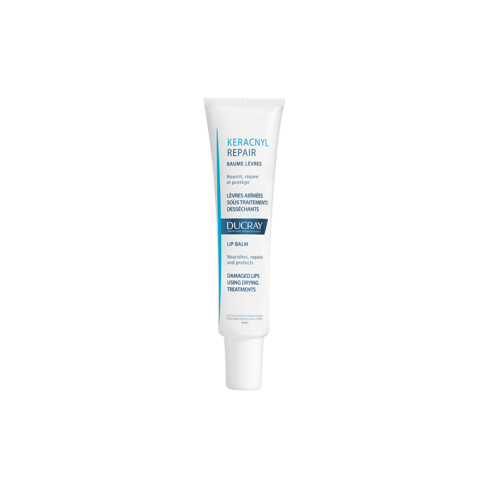 Ducray Keracnyl Repair Lip Balm for Damaged Lips Using Drying Treatments  15 ml