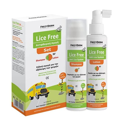 Frezyderm Lice Free Set Shampoo & Lotion  2x125ml