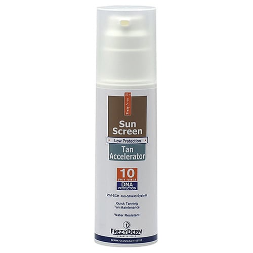 Frezyderm Sunsreen Tan Accelerator SPF10 Face & Body  150 ml