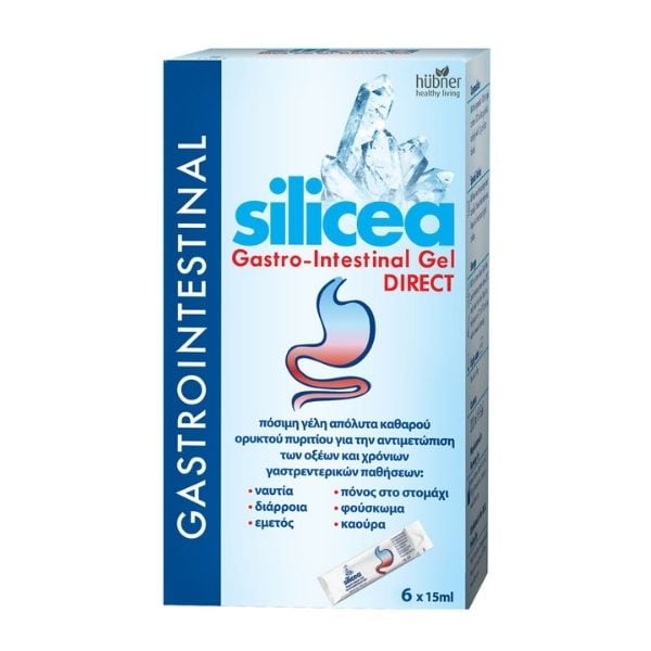 Hubner Silicea Gastro-Intestinal Gel Direct  6 x 15ml