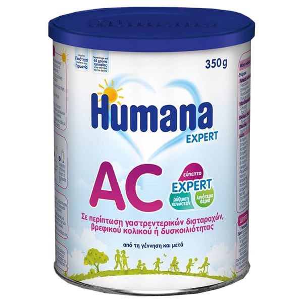 Humana AC Expert Infant Formula Against Colics & Constipation 0m+  350gr