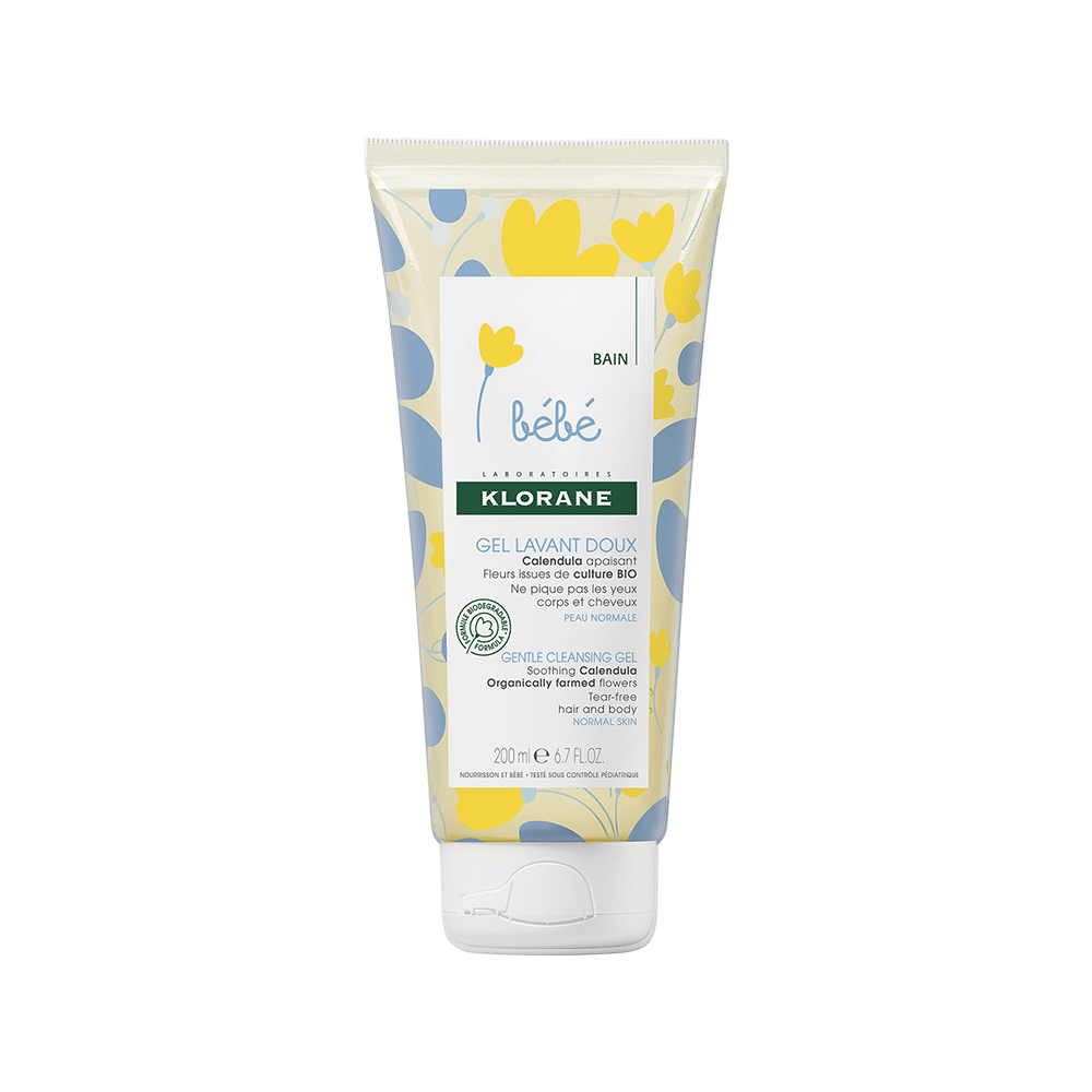 Klorane Bebe Gentle Cleansing Gel with Soothing Calendula  200 ml