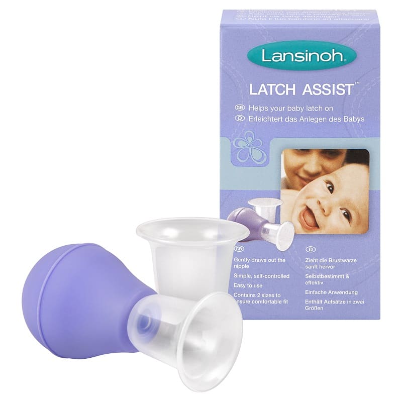 Lansinoh Latch Assist Nipple Shaper with 2 Funnel Sizes  1 copë