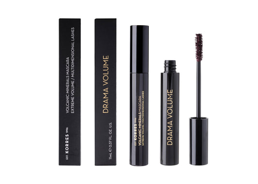 Korres Volcanic Minerals Drama Volume Mascara 02 Plum Brown  11 ml