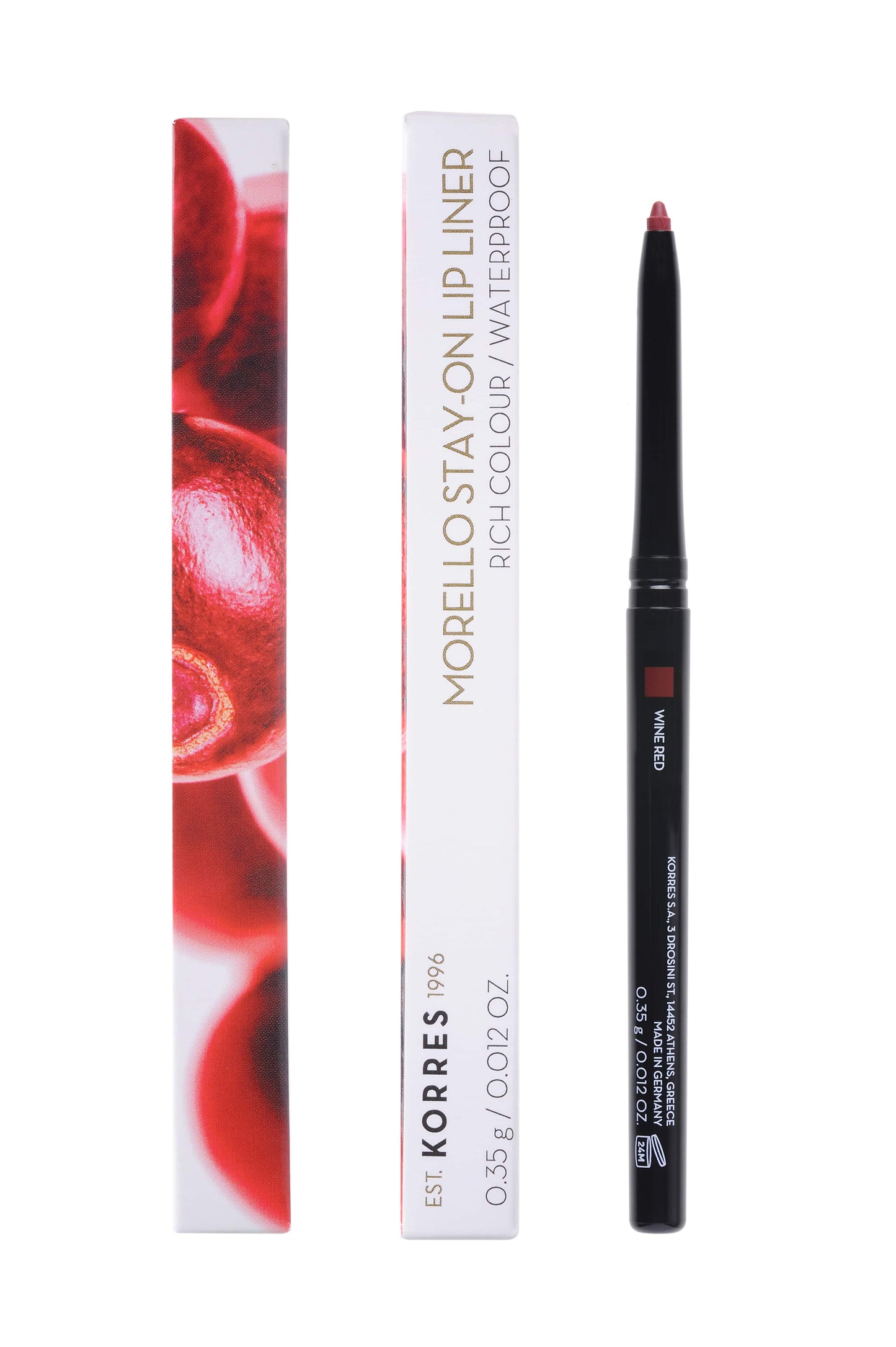 Korres Morello Stay-On Lip Liner 03 Wine Red  0.35g