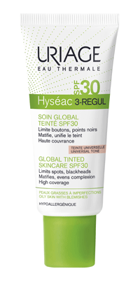 Uriage Hyseac 3 Regul Global Tinted Skin Care SPF30  40 ml