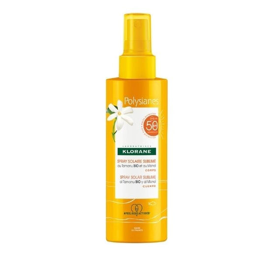 Klorane Polysianes Spray Solar Sublime with Organic Tamanu & Monoi SPF50  200 ml