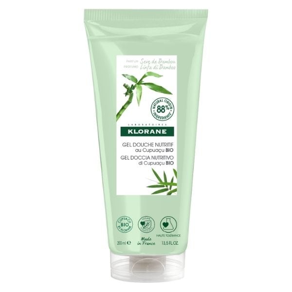 Klorane Nourishing Shower Gel with Organic Cupuacu Butter & Bamboo Sap  200 ml