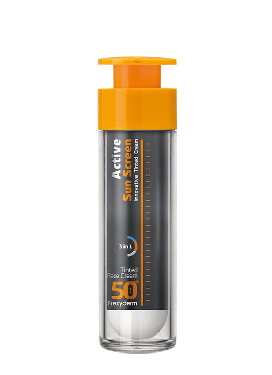 Frezyderm Active Sun Screen Tinted Face Cream SPF50+  50 ml