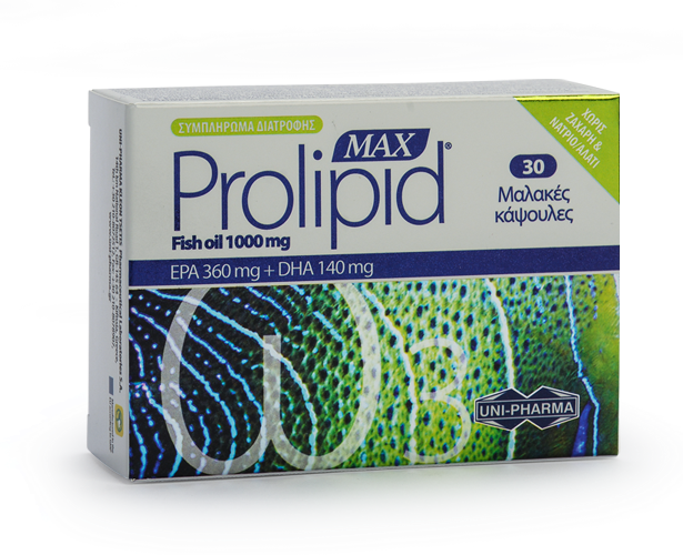 Uni-Pharma Prolipid Max 1000mg  30 kapsula